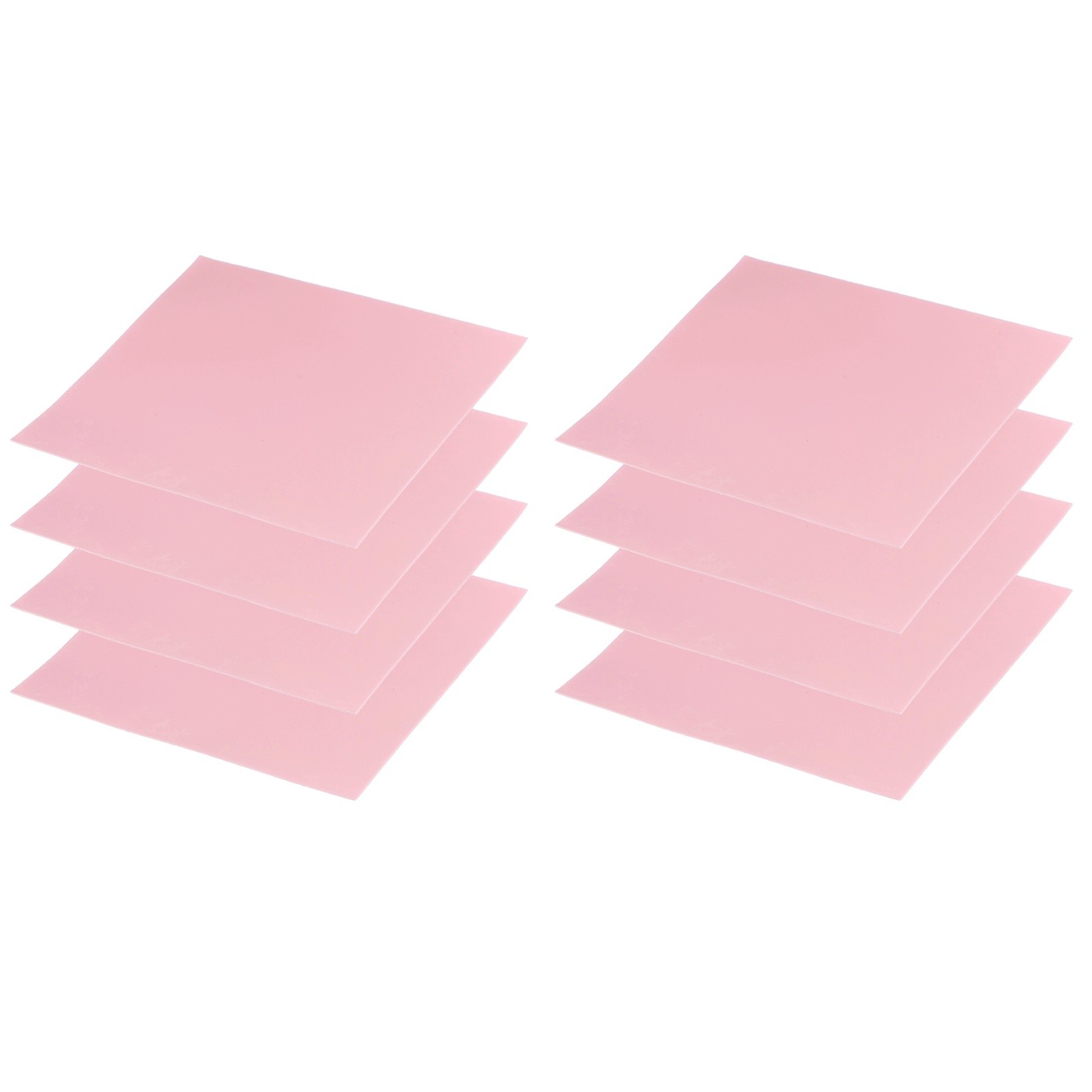 8 Pcs Thermal Pads 100x100x0.3mm for CPU GPU M.2 SSD NVMe Pink