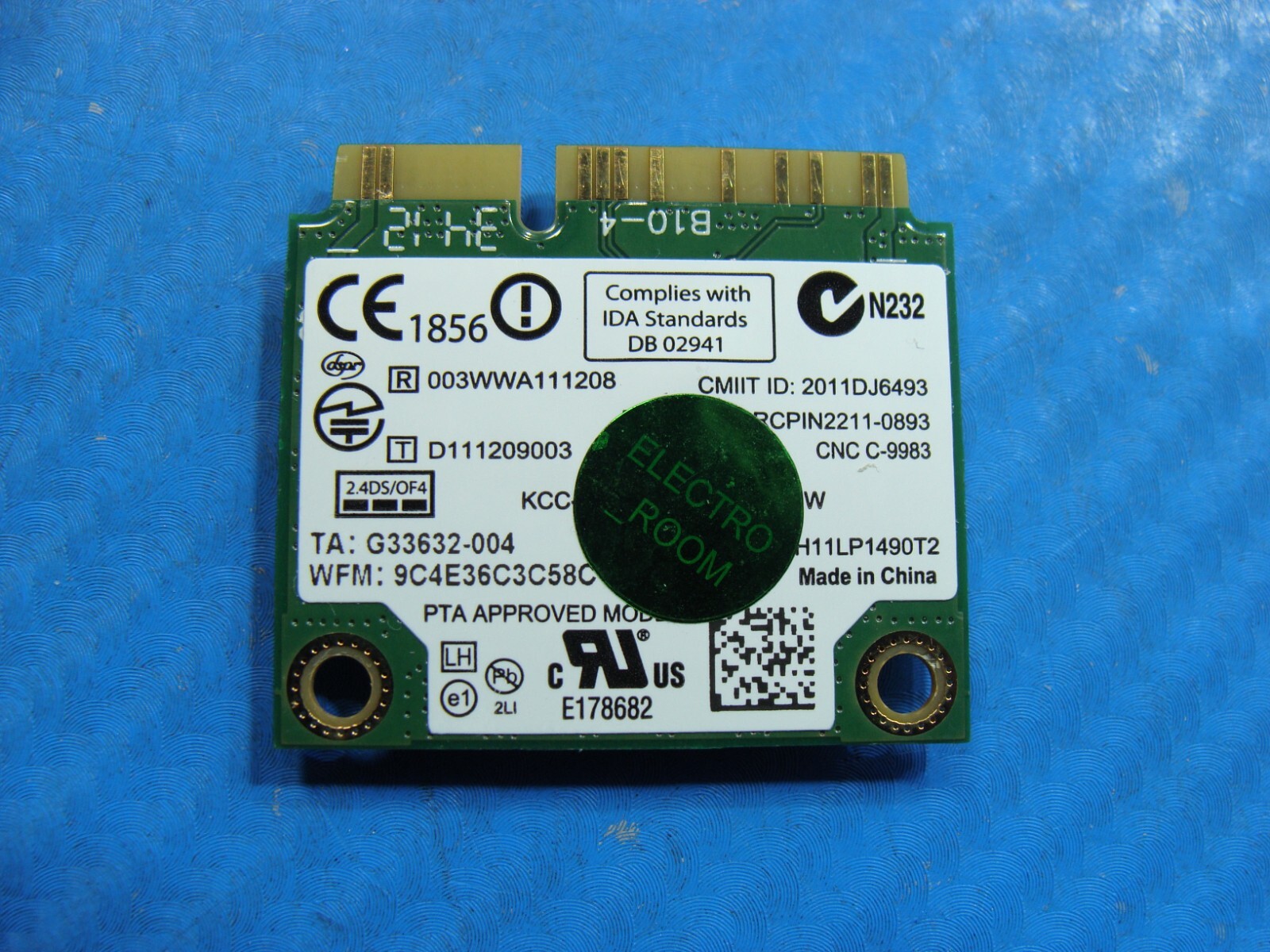 Lenovo ThinkPad T430 14" Genuine Wireless WiFi Card 2200BNHMW 20200048 60Y3295