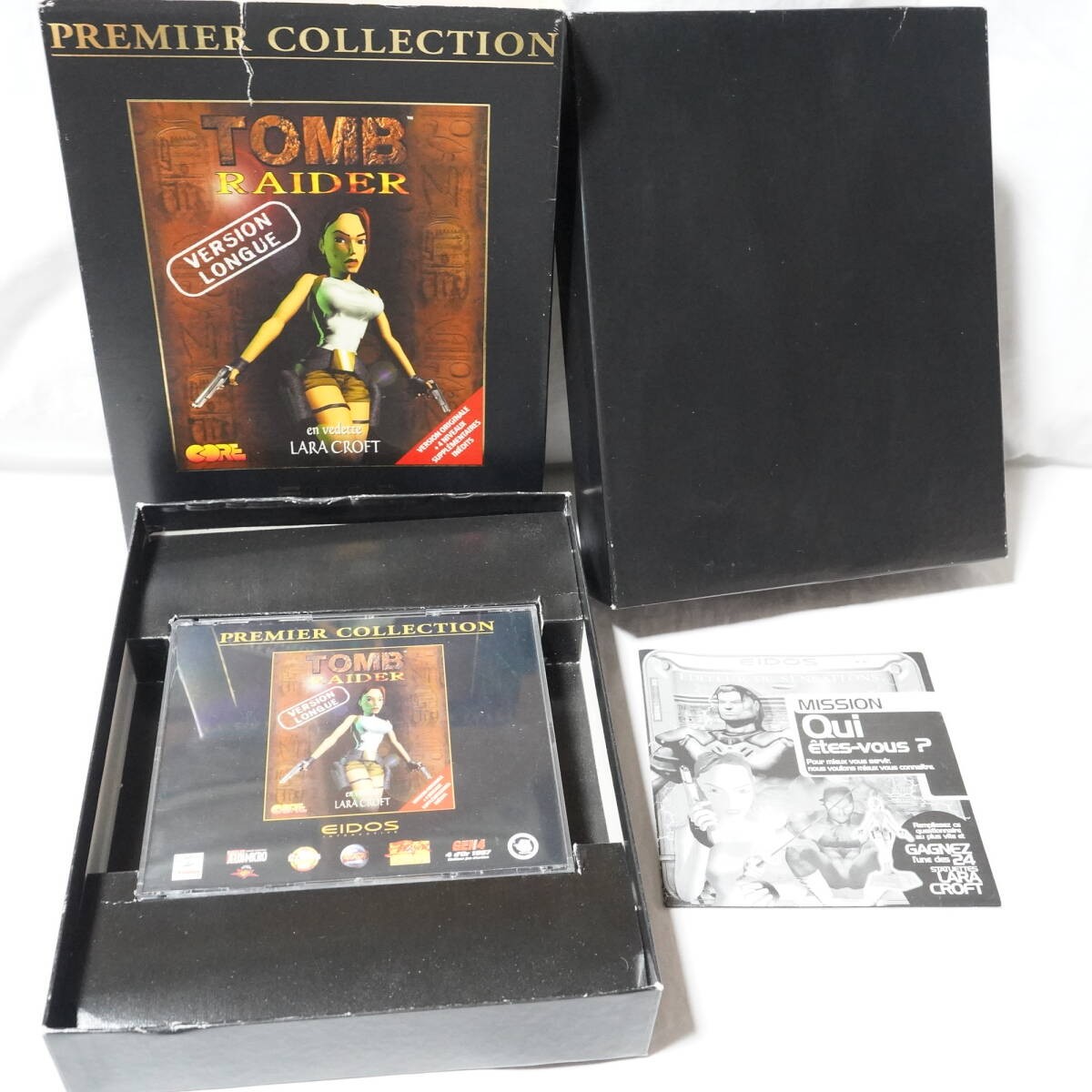 PC software TOMB RAIDER Long Version Win95. MSDOS 5 French version import
