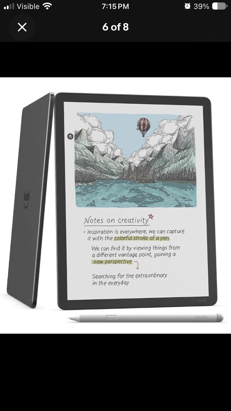 Amazon Kindle Scribe Colorsoft w/ Pen & Executive Folio - 32GB | Graphite (2025)