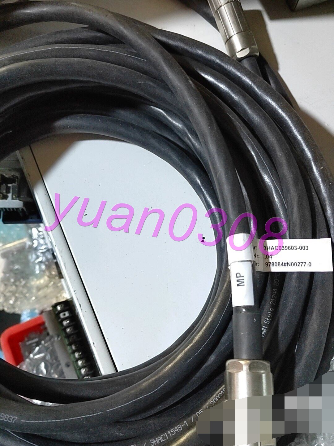 1PC NEW ABB 3HAC039603-003  Robot outer axis motor power cord Via DHL or FedEX