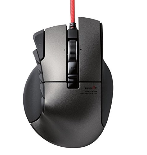 ELECOM USB Wired Gaming Mouse M-DUX50BK NEW