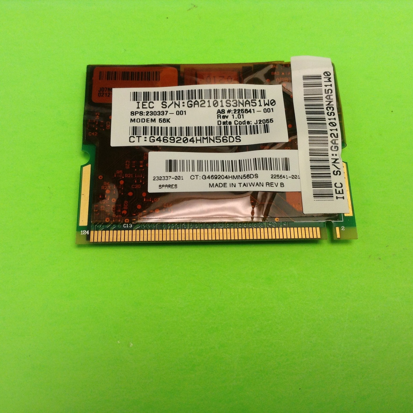 Compaq Evo N600C Laptop Computer 56K Mini Modem 230337-001 225641-001 HP