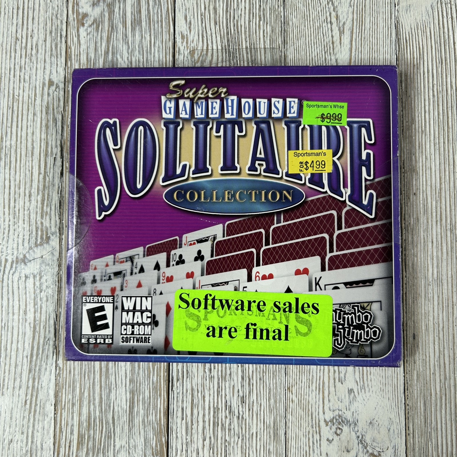 Super GameHouse Solitaire Collection PC & Mac CD-ROM Software Win/Mac OS X New