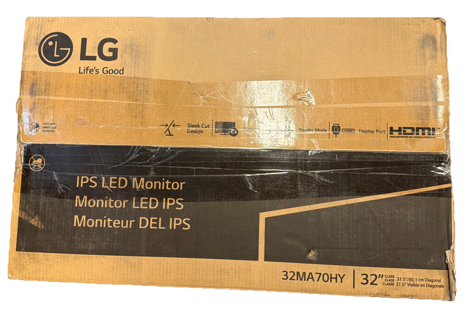 LG 32MA70HY-P 32 inch Widescreen LED Monitor