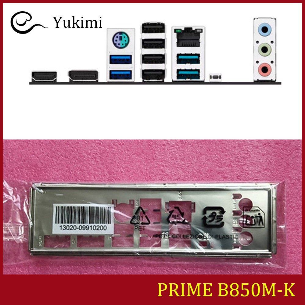 NEW FOR ASUS PRIME B850M-K Ｍotherboard I/O Shield Backplate
