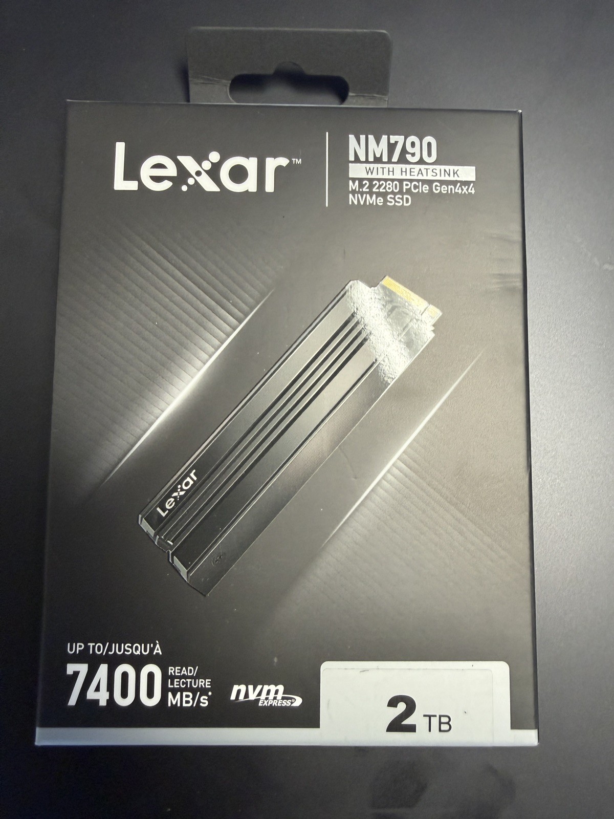 Lexar 2TB NM790 SSD with Heatsink PCIe Gen4 NVMe M.2 2280 Internal SSD - NEW