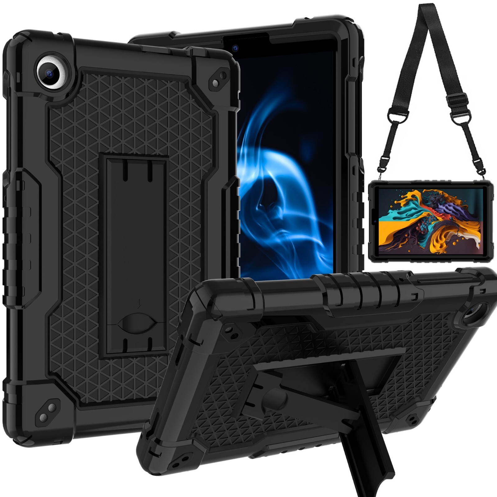 For TCL Tab 8LE(9137W)/TCL Tab 8 WiFi(9132X)Shockproof Kids Friendly Rugged Case