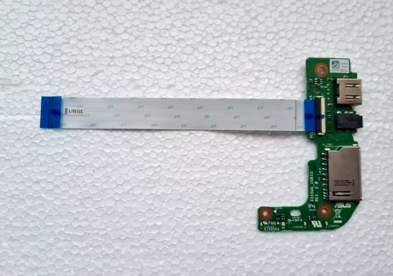 Asus X555B Series USB Board - F555BP Card Reader Memory Reader LED