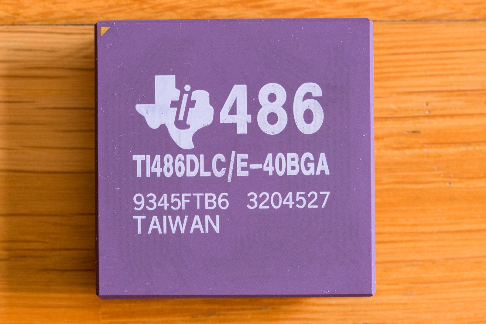 Texas Instruments TI486DLC/E-40BGA 40MHz CPU for PGA-132 Socket - Working
