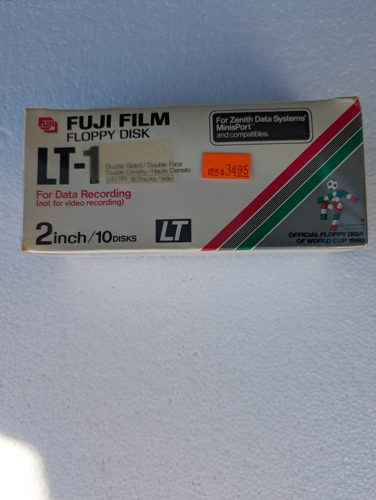 Fuji Film LT-1 Package Of 10 2Inch Floppy Computer Data Disks