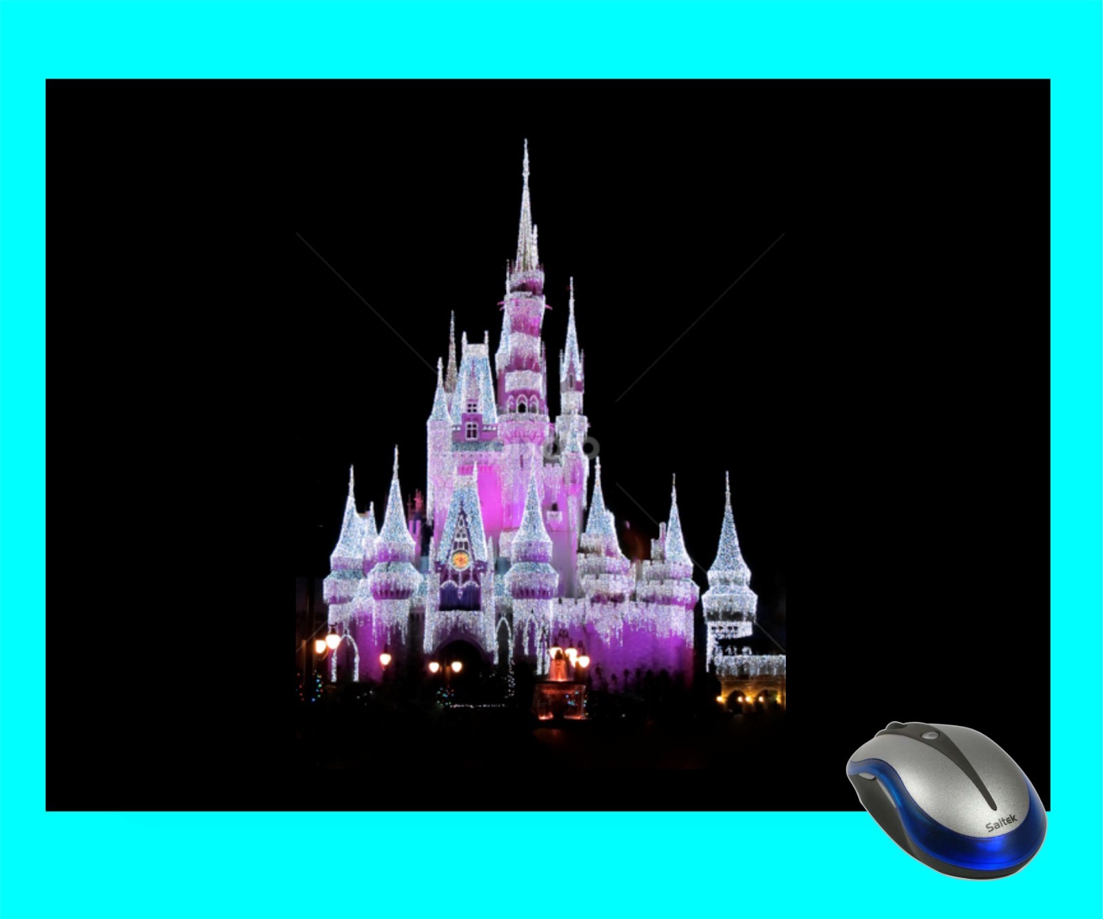 Cinderella Castle MAGIC kINGDOM Walt Disney Computer Mouse Pad Mat cc3