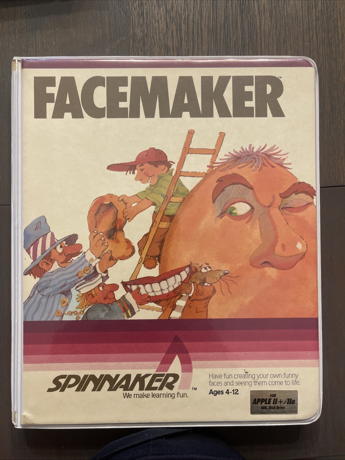 Vintage - Facemaker – Spinnaker Software (1984) – Apple IIe/IIc – Vintage