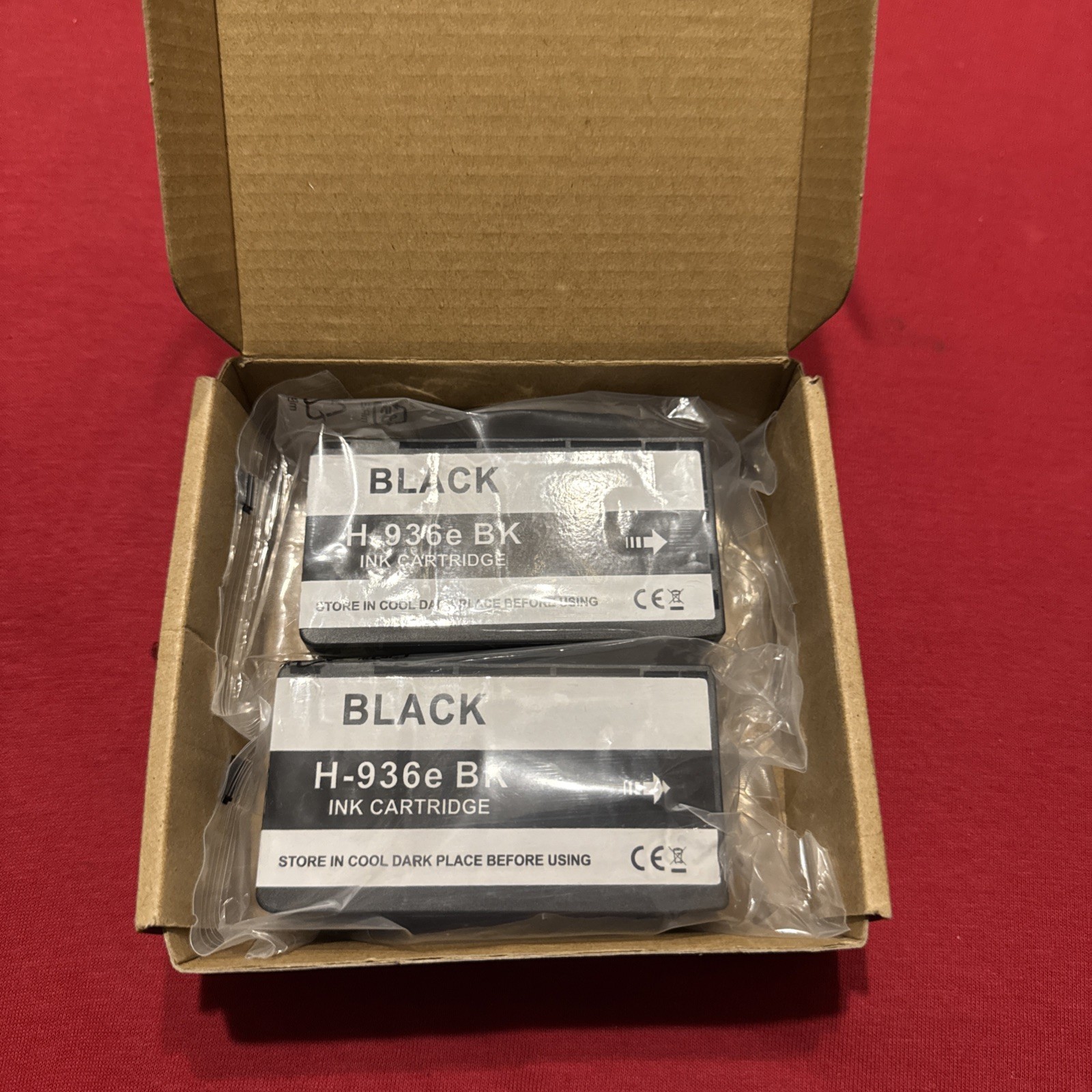 2-Pack HP 936 Compatible Inkjet Black Ink Cartridge Replaces 936eBK H0936eK