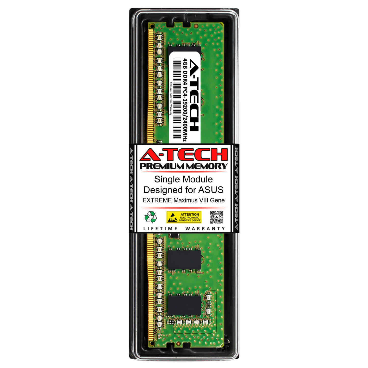4GB DDR4-2400 ASUS ROG Maximus XI CODE VIII GENE Memory RAM