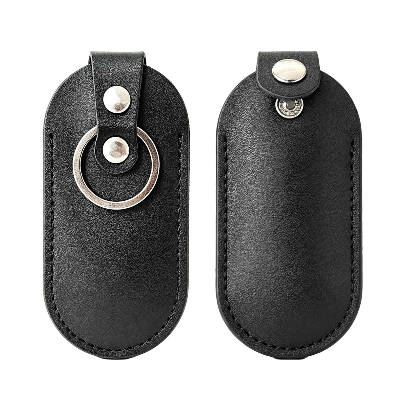 2PCS Dermis USB Storage Case Leather Cover for USB Flash Drive Easy Storage (...