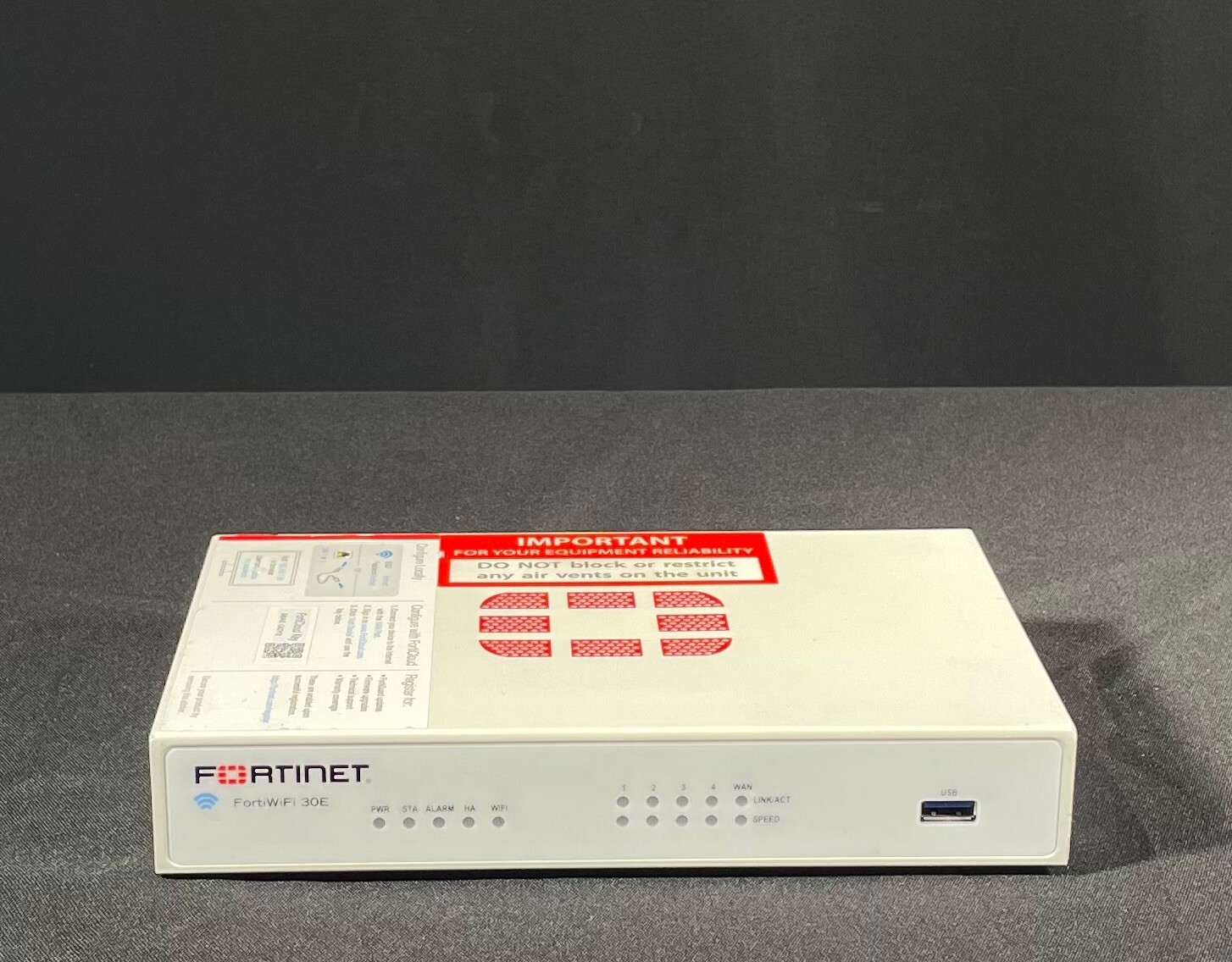 Fortinet FortiWiFi 30E FWF-30E Network Security Firewall -No Power Adapter