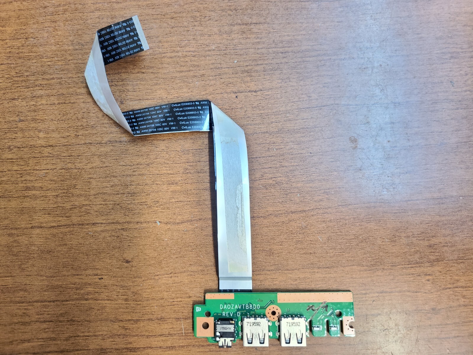 ORIGINAL ACER ASPIRE 3 A315-21 SERIES LAPTOP AUDIO USB BOARD & CABLE DA0ZAVTB8D0