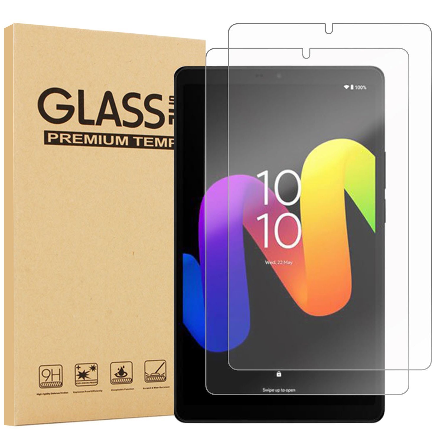 2 Pack For TCL Tab 8 Gen 2 (8188X) Screen Protector Tempered Glass Screen Cover