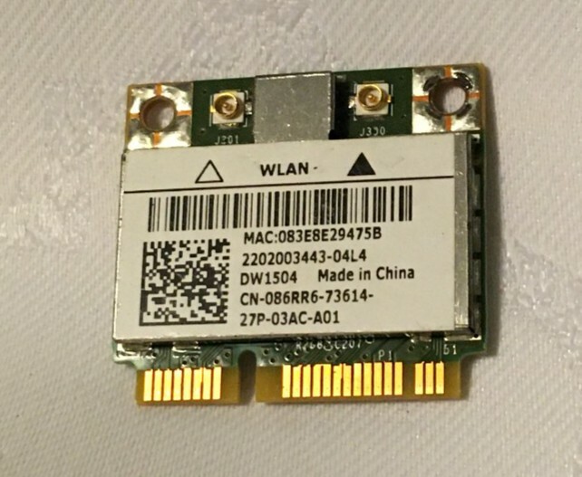 Mini PCI Card IC: 4324A-BRCM1050 MODEL: BCM94313HMG2L    