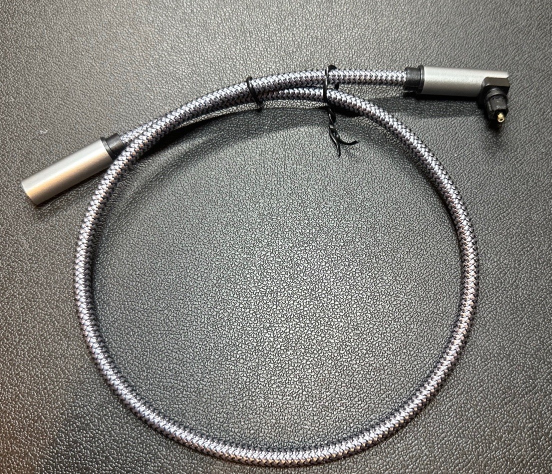 Optical Extension Fiber Digital Cable Adapter 0.6 Feet
