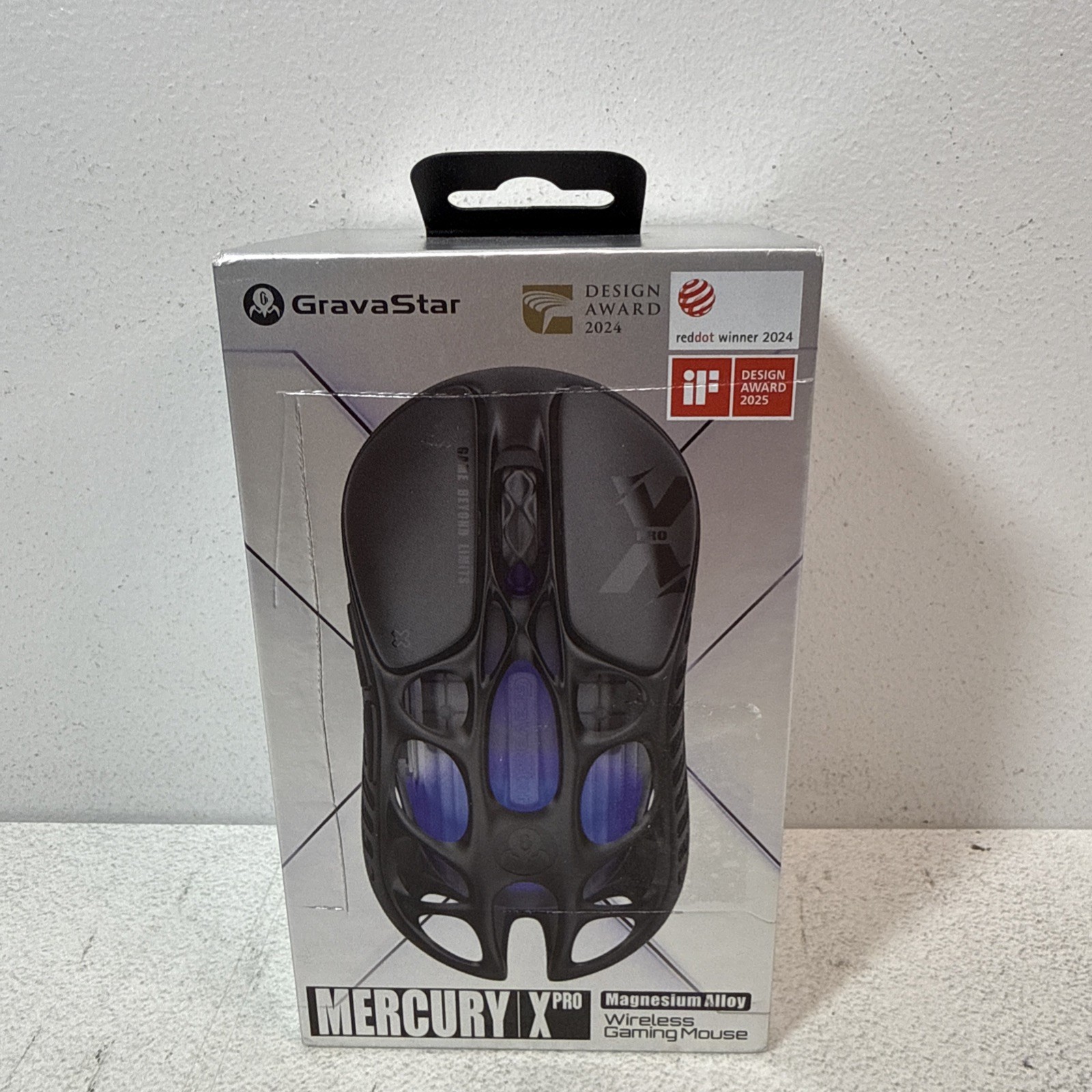 Gravastar Mercury X Pro Wireless Gaming Mouse Model GS X PRO Magnesium Alloy 