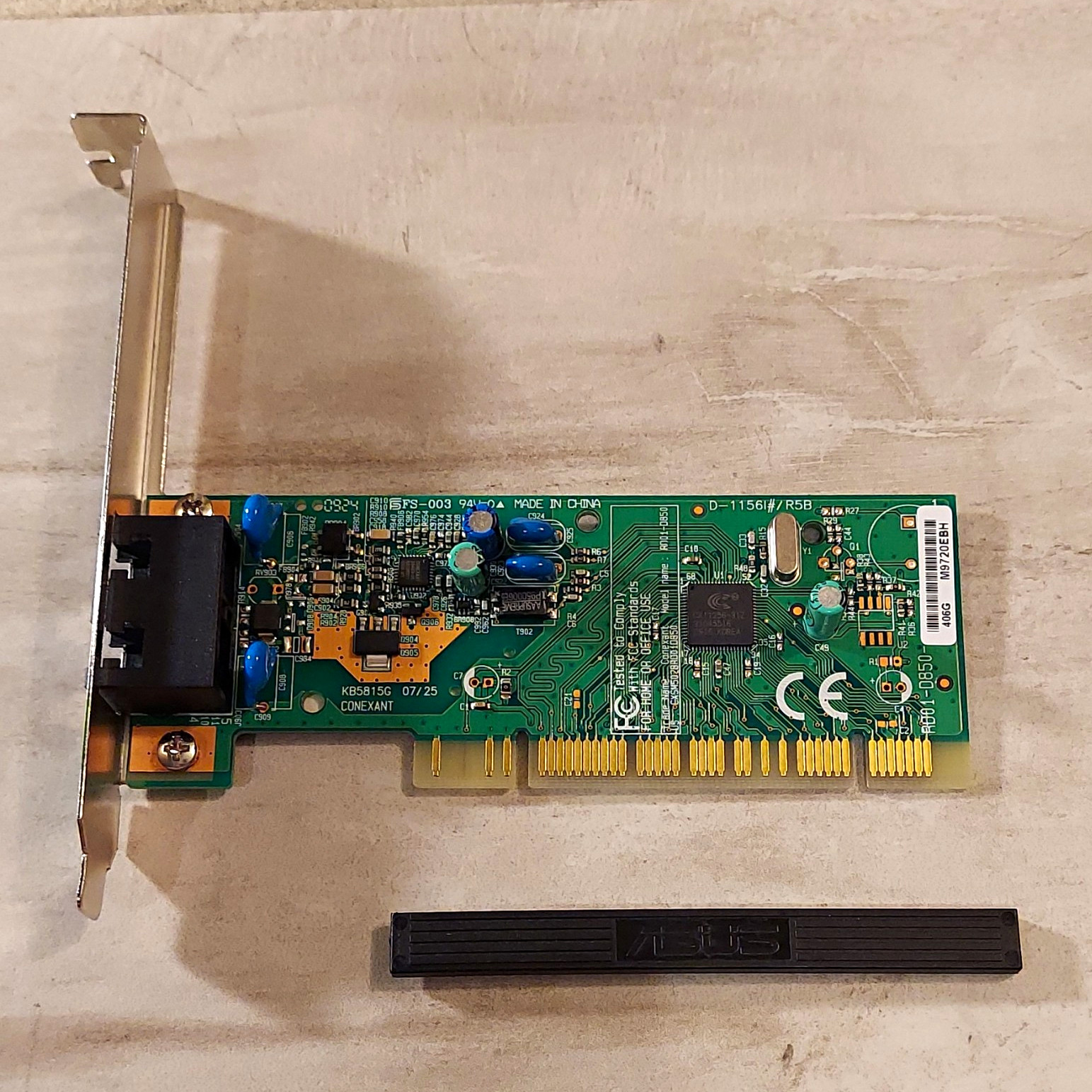 Conexant No.RD01-D850 PCI Network Card 2-Port RJ-11 Adapter US: CXSM502BRD01D850