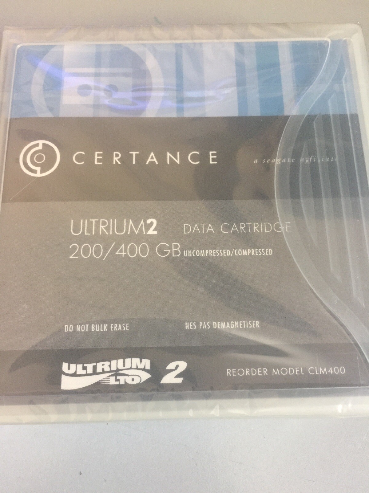 CLM400. Seagate Certance Ultrium2 200/400GB Data Cartridge New