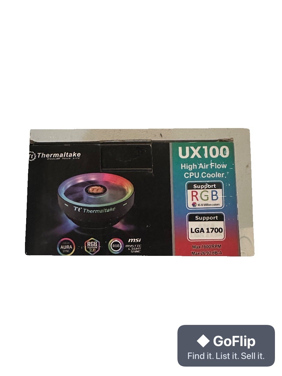 Thermaltake UX100 High Air Flow CPU Cooler