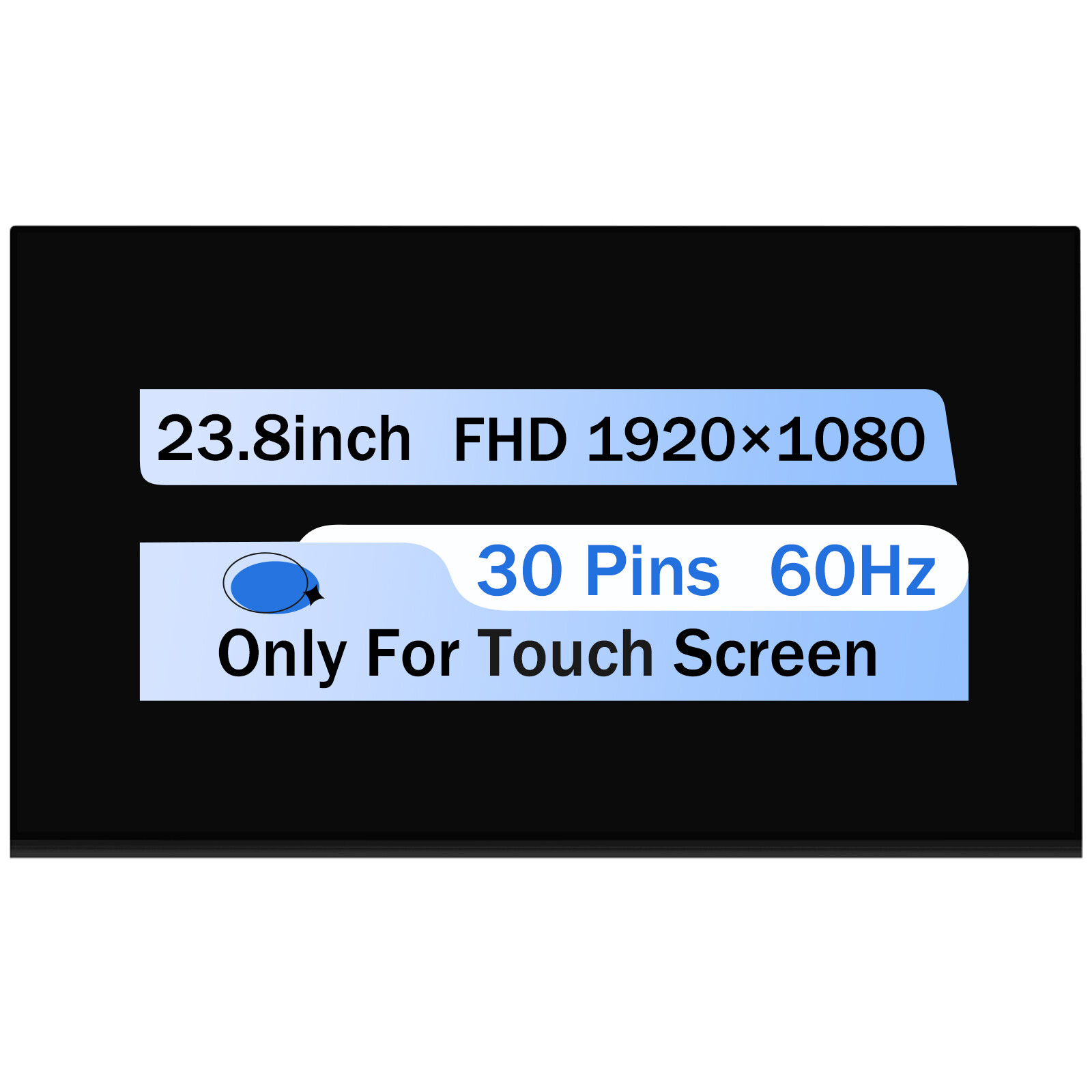 Screen Replacement 23.8" LM238WF5-SSD1 LM238WF5(SS)(D1) LCD Touch Screen Display