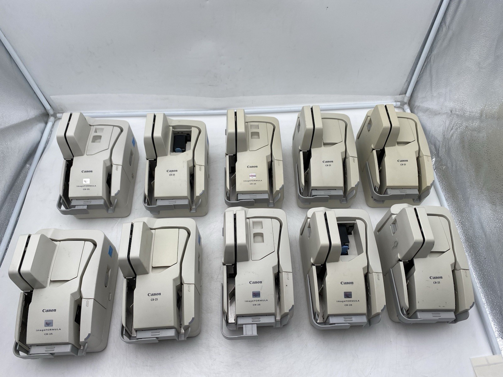 Lot of 10 Canon CR-25 Image formula Check Scanner M11061