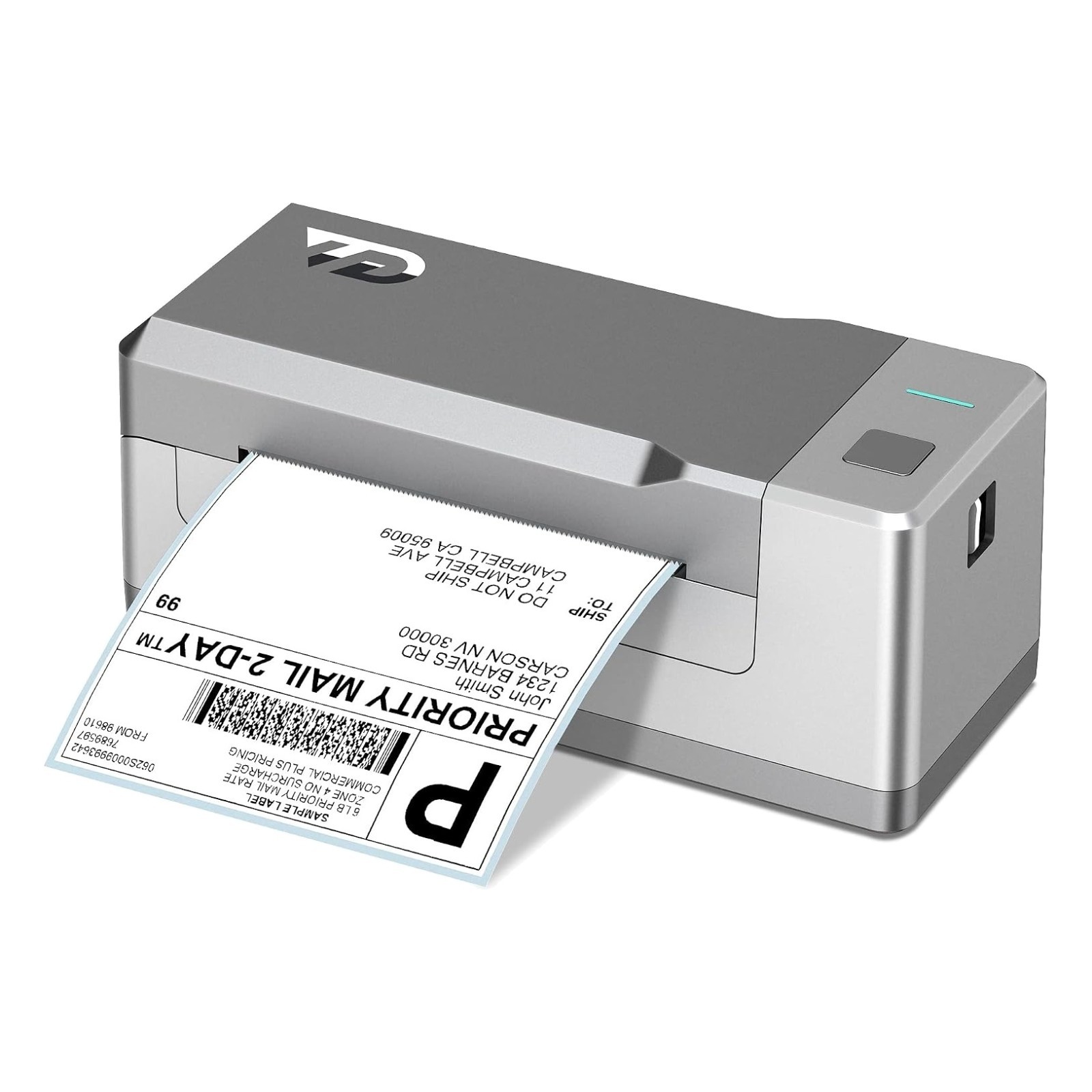 Tordorday RH-40 USB Thermal Shipping Label Printer 4x6 with Label Holder