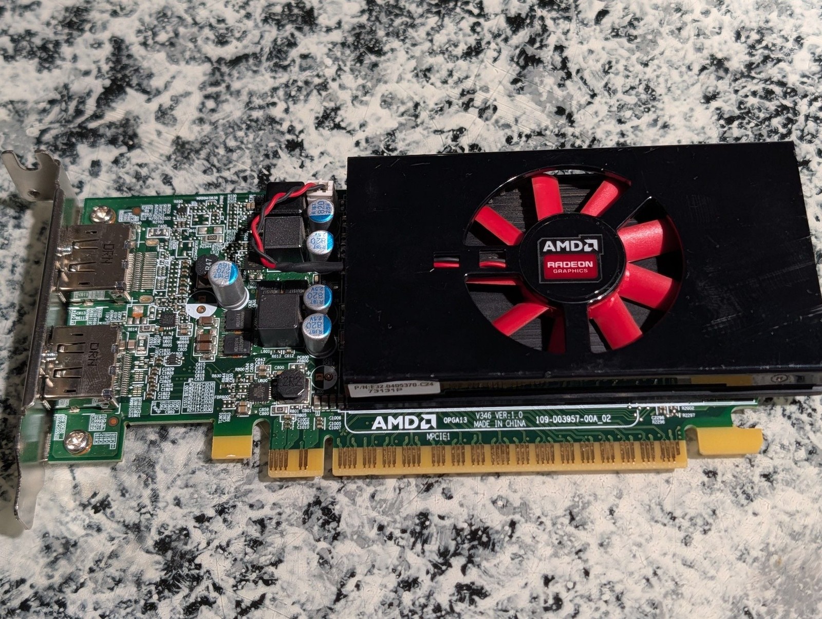 AMD Radeon MS-V346 R7 450 GPU 4GB DDR5 Low Profile Graphics Card