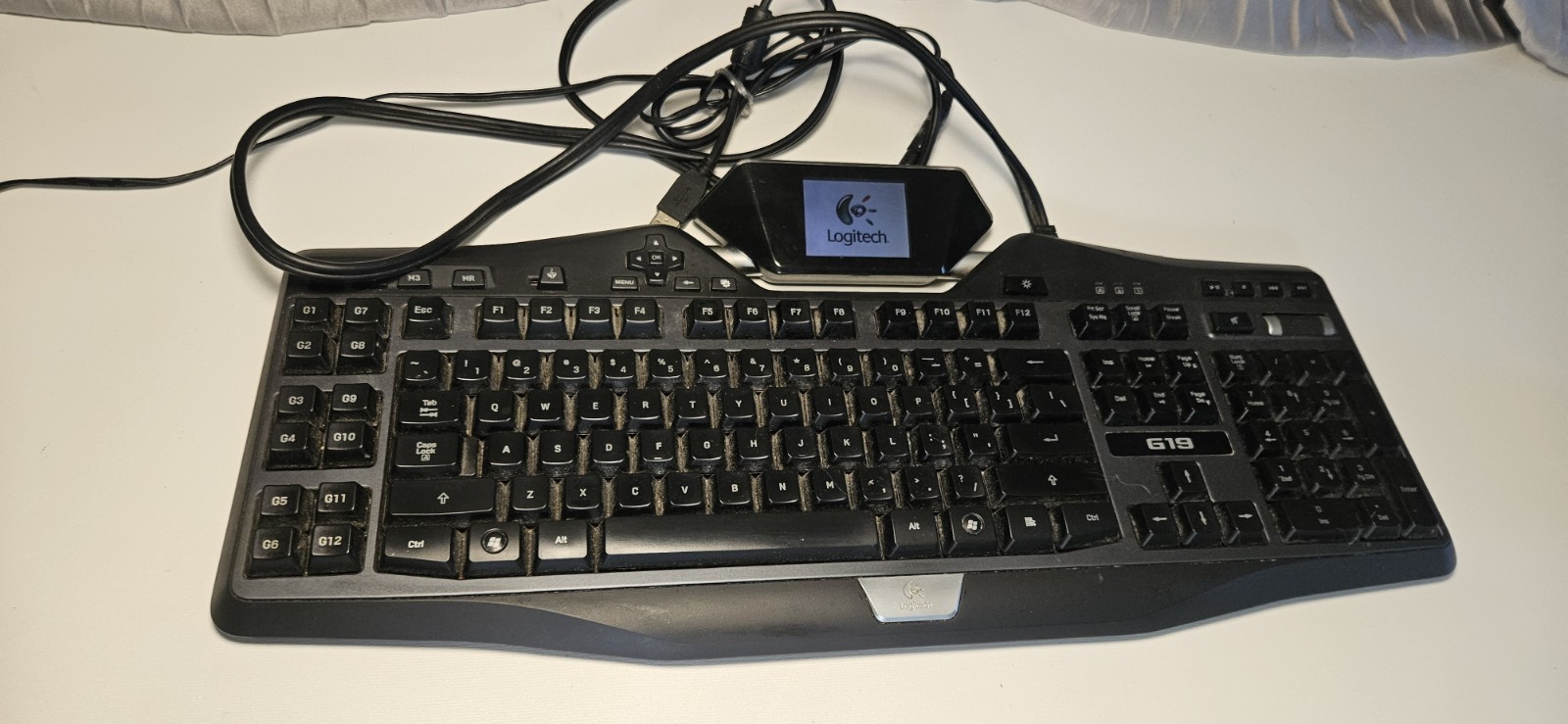 Logitech G19 Gaming Keyboard Color LCD Backlit Wired USB Y-U0005 820-001975