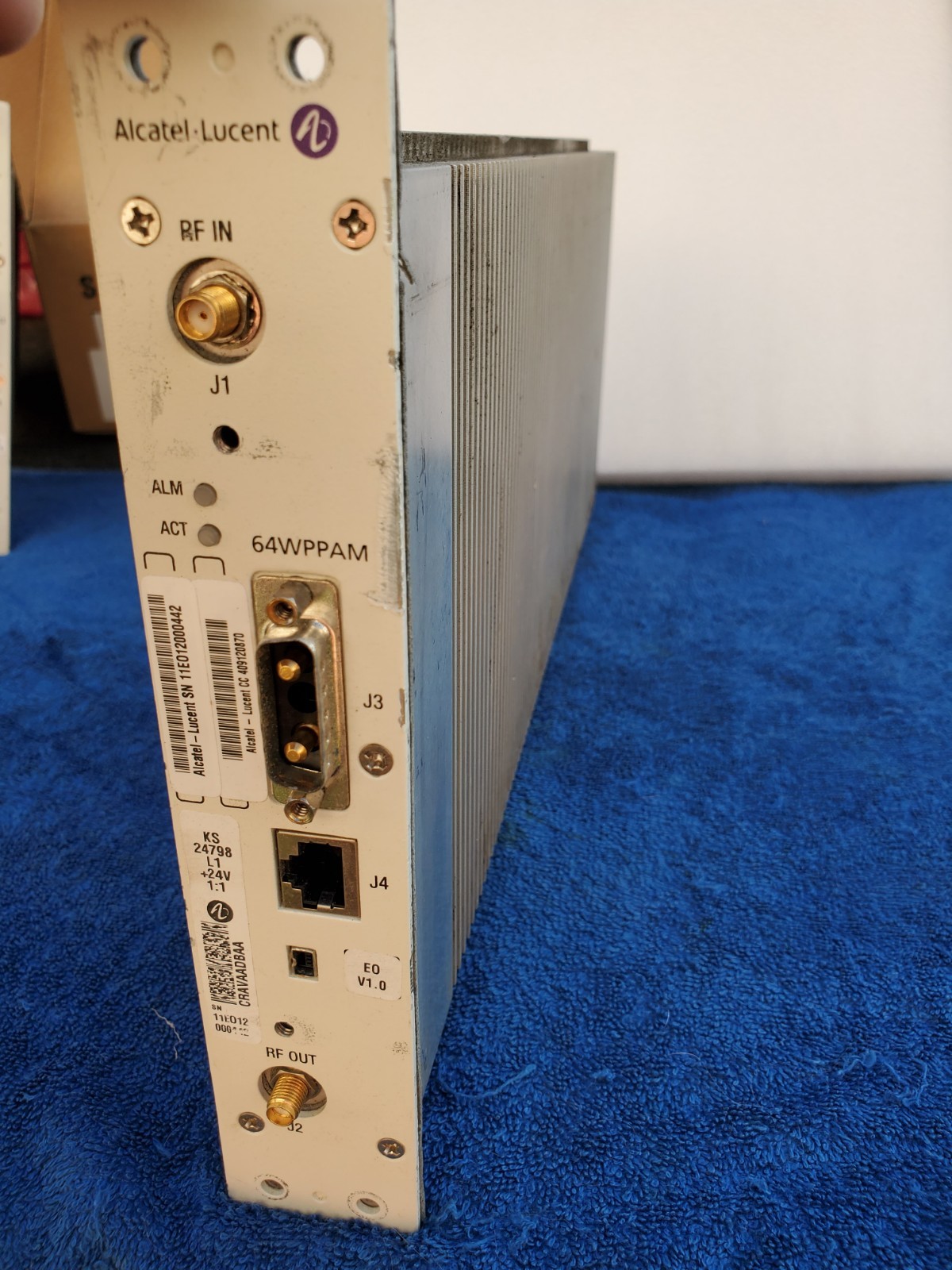 OEM Alcatel Lucent 64WPPAM RF Power Amplifier Module 2-Pin J3 +24V CRAVAADBAA
