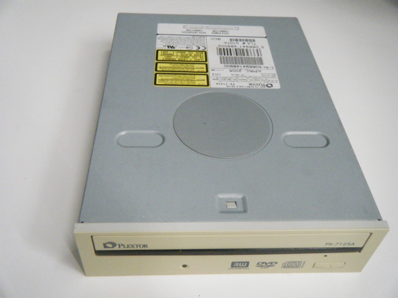 Internal PLEXTOR PX-712SA DVD/CD SATA Writer for Parts or repair
