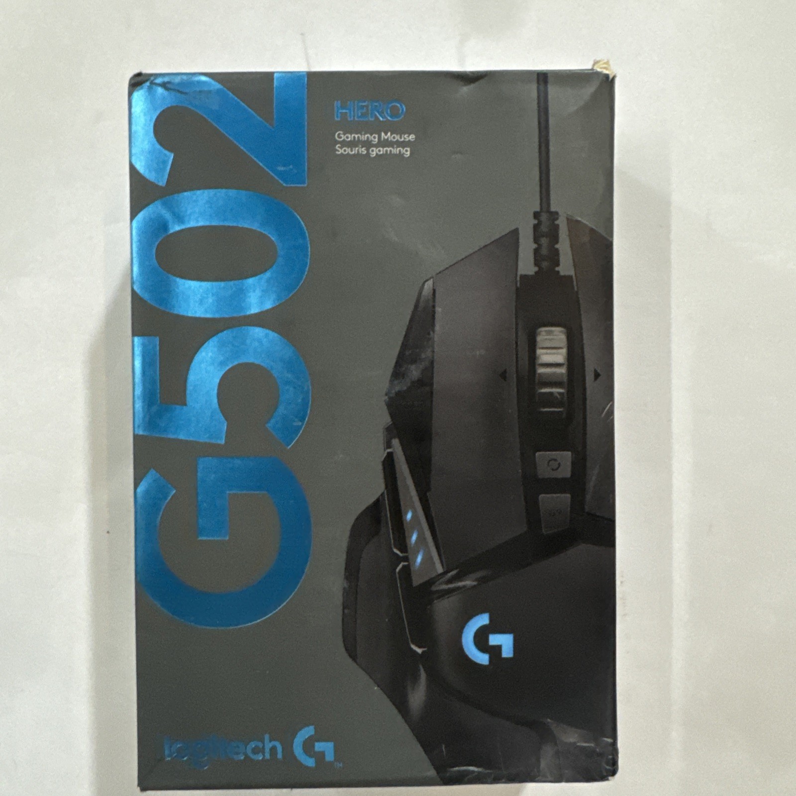 Logitech 910-005469 G502 HERO Wired Optical Gaming Mouse with RGB Lighting -BLK