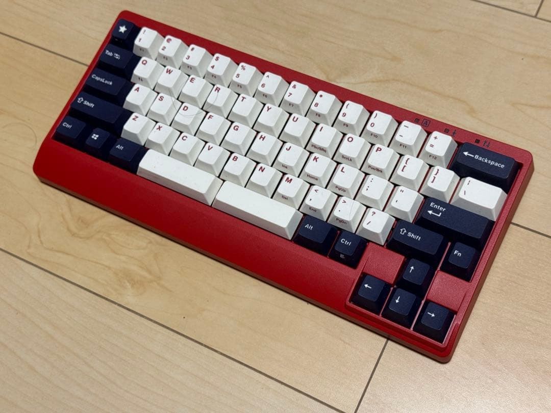 LEOPOLD FC660MDS Mechanical Keyboard 65% Compact Layout Red Silent Red Switch
