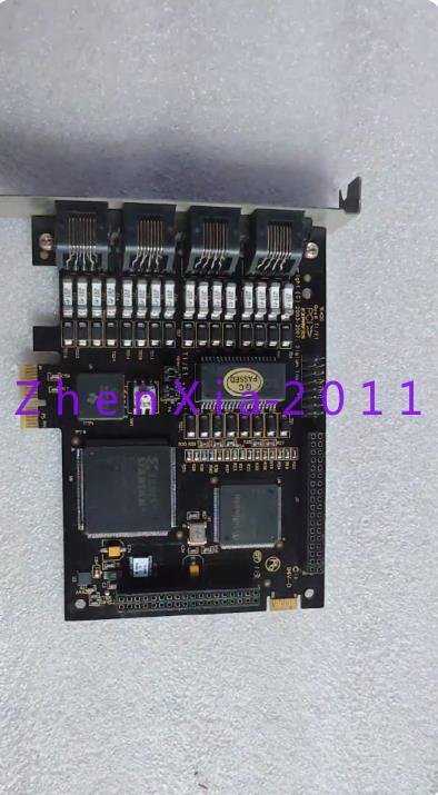 1PC Used Asterisk digium TE420 PCIe x1 T1/E1 Voice card by DHL/Fedex shipping