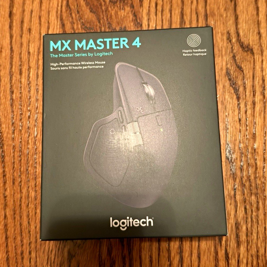 Logitech MX Master 4 Standard Wireless Mouse Bluetooth Logi Bolt Black