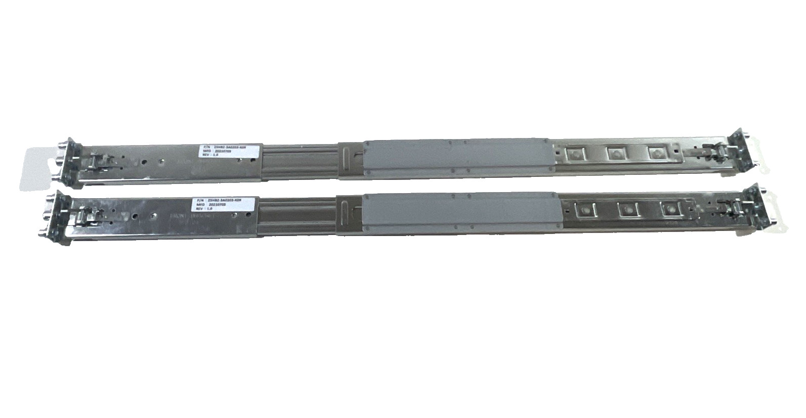 Pair Gigabyte 25HB2-3A0203-K0R Rack Rail Kit 20210705 L&R