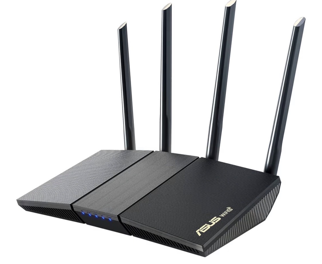 RT-AX1800S Dual Band WiFi 6 Extendable Router, Subscription-Free Gaming NEW