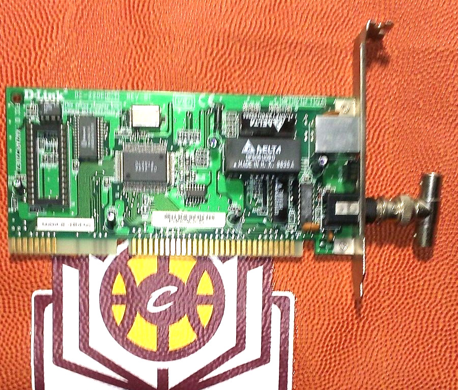 Vintage Used Working Pull D-Link ISA Combo Card DE-220E KA2APC220E2  REV B1