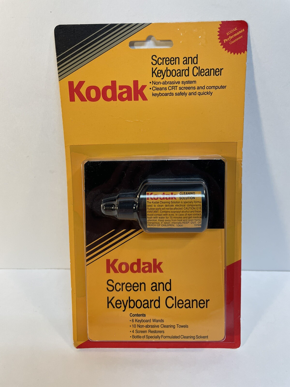 Kodak Screen Keyboard Cleaner Solution CRT Computer Screen Vintage 1988