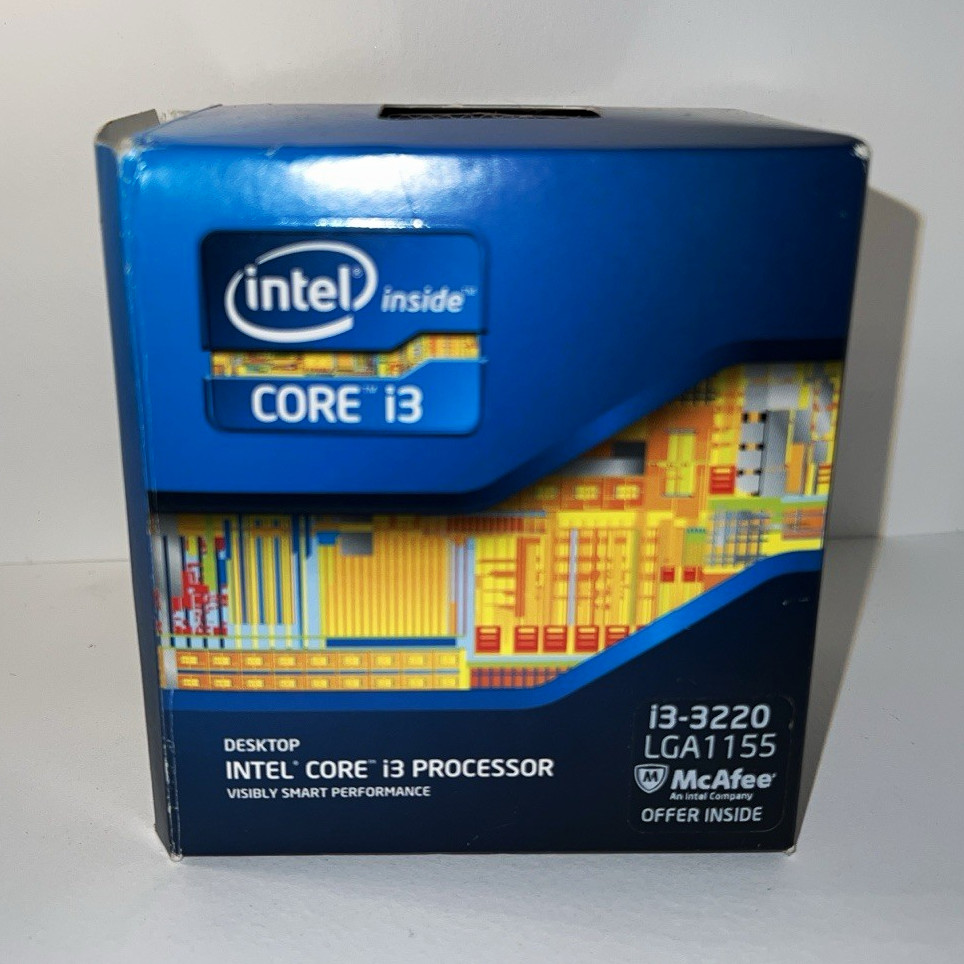 Intel Core i3-3220 3.30GHz Dual Core LGA1155 Desktop CPU Processor With Box
