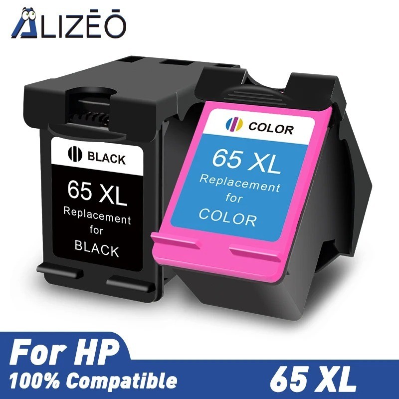 65XL Ink Cartridge For HP 65 Ink ENVY 5010 5055 5052 Deskjet 2600 2652 2636