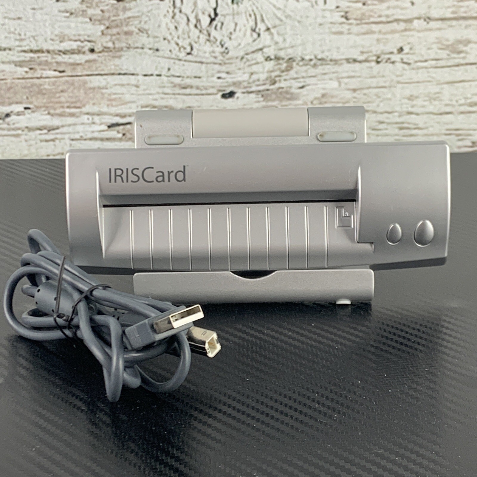 IRISCard HCRSPIBCR301GR Business Card Scanner Reader w/ USB Cable