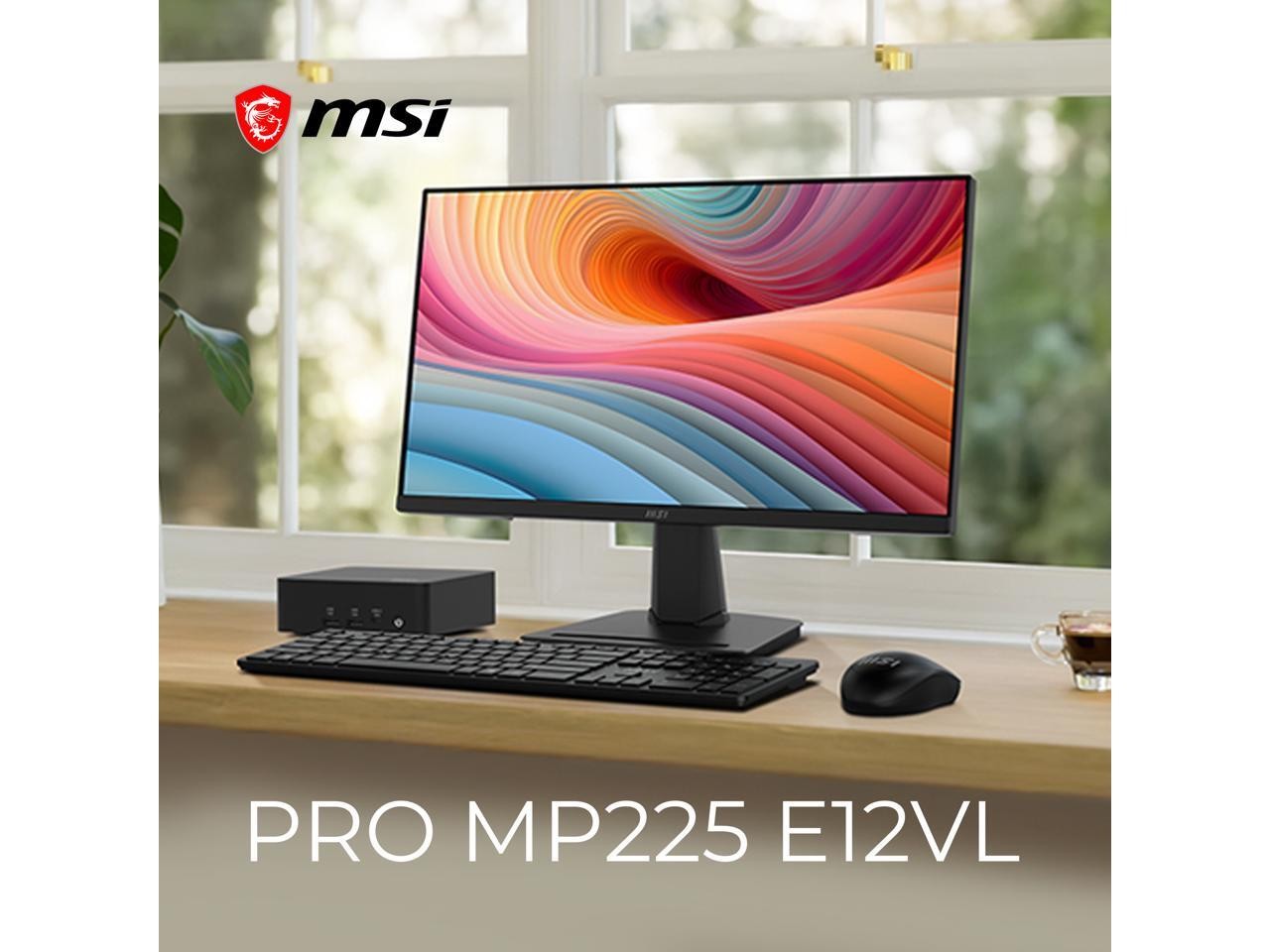 MSI PRO MP225 E12VL 21" Class Full HD LCD Monitor - 16:9 - Black (promp225e12vl)