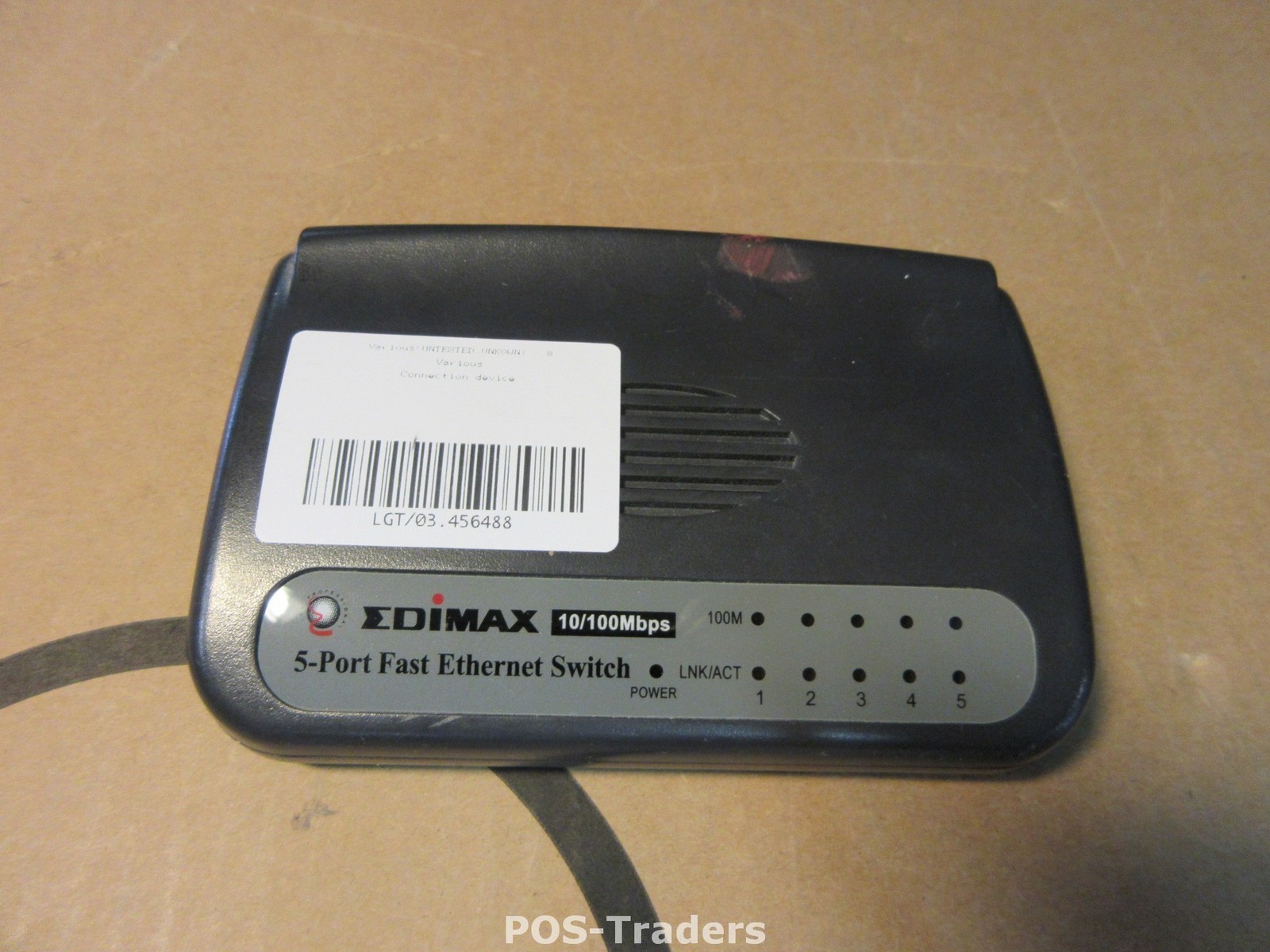 EDIMAX 5 PORT FAST ETHERNET 10/100 NETWORK WIRED SWITCH - EXCLUDING PSU