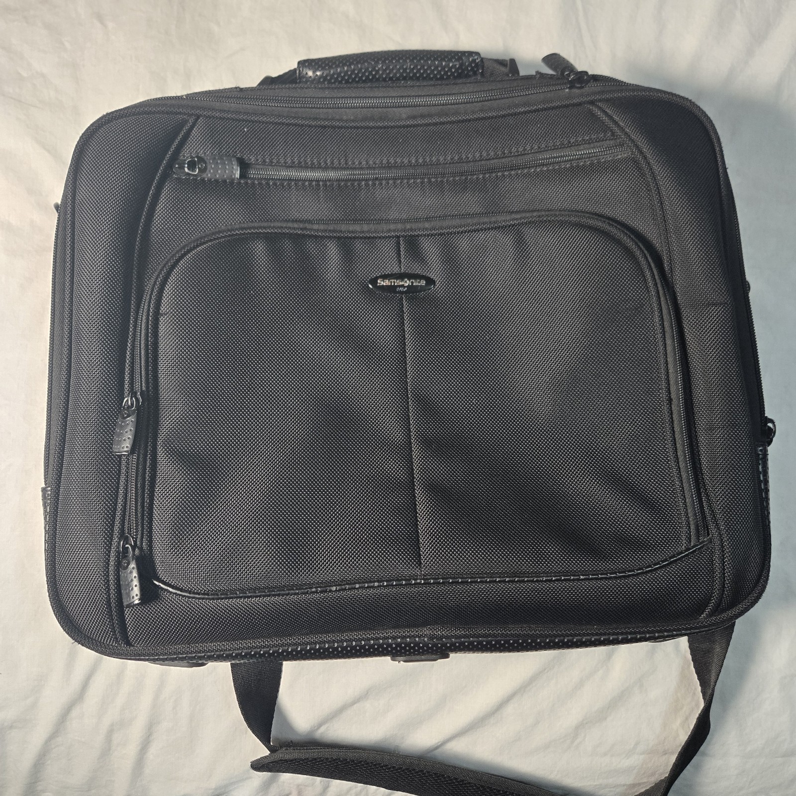 Samsonite Checkpoint Friendly Laptop Tablet Travel Case Shoulder Strap EUC Pics
